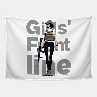 Girls' Frontline Tactical Chic Tee: Where Strength Meets Style Tapestry