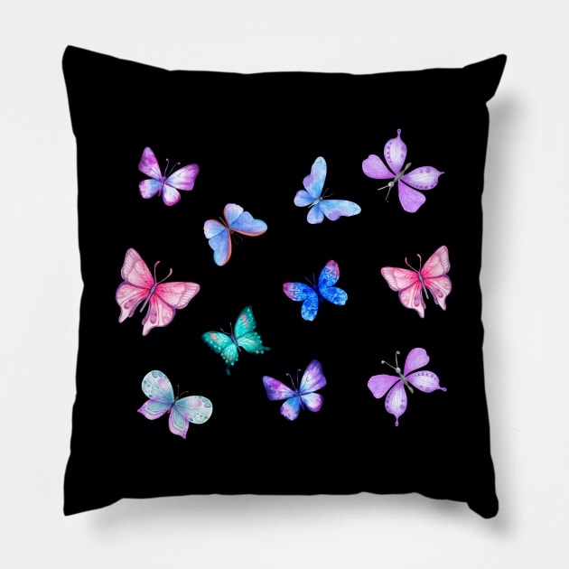 Butterfly Pattern Pillow by Dreamy Feminine