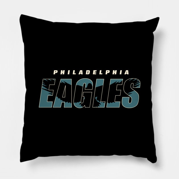 Philadelphia Eagles 2 by Buck Tee Pillow by Buck Tee