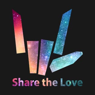 Share The Love Galaxy T-Shirt