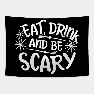 Eat Drink and Be Scary Tapestry