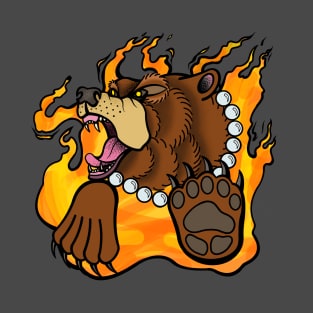 Flaming Bear T-Shirt