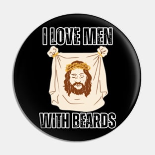 I-Love-Men-with-Beards Pin