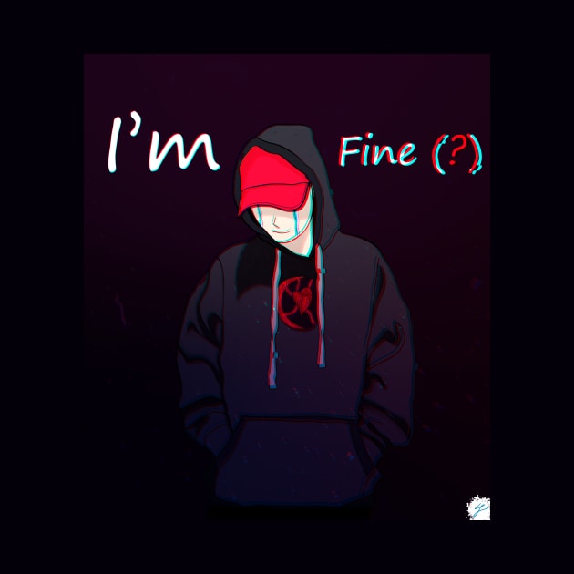 I'm Fine(?) Quarentine Art by v3cki