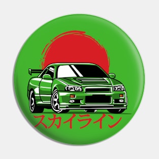 NISSAN SKYLINE GTR R34 Pin