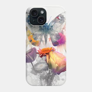 Butterfly Nature Flower Imagine Wild Free Phone Case