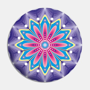 Violet mandala. Pin