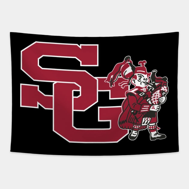 Scotia Glenville Tartans Athletics Tapestry by capognad