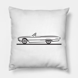 1966 Ford Thunderbird Convertible Pillow