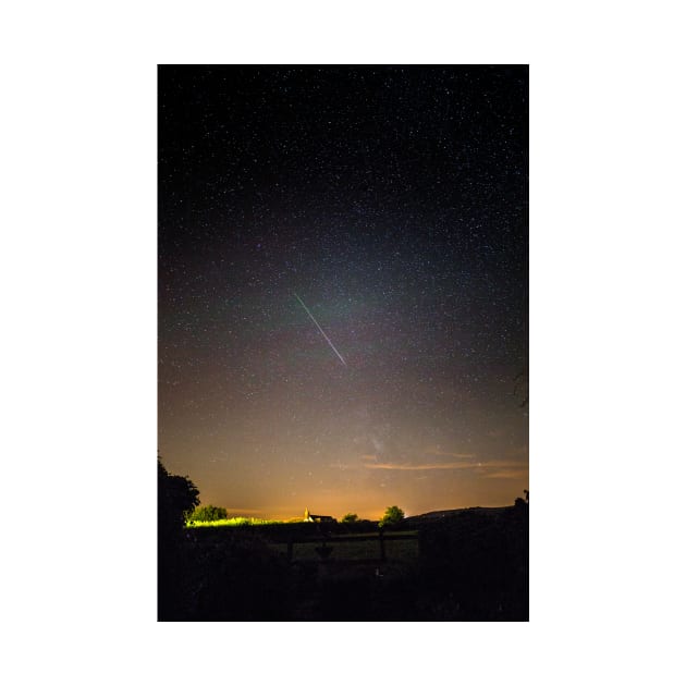 Perseid meteor trail 2015 (C026/0539) by SciencePhoto