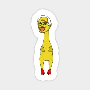 Rubber Chicken Bernie Magnet