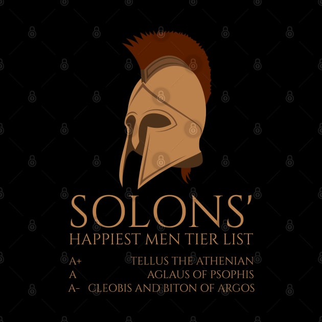 Solons' Happiest Men Tier List - Ancient Greek History by Styr Designs