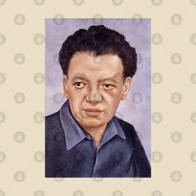 Portrait of Diego Rivera  by Frida Kahlo by FridaBubble