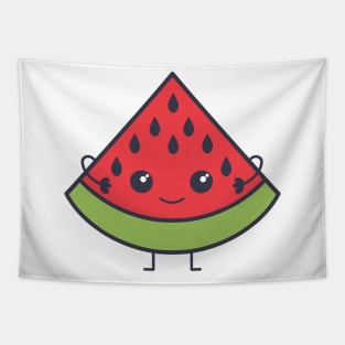 Kawaii Watermelon Tapestry