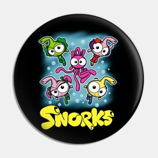 Meet the Snorks Showcase the Quirky Individuals and Vibrant Community of the Beloved Film on a Tee Pin