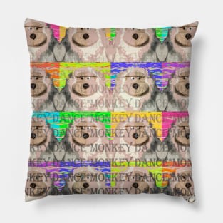 Monkey Dance Pillow