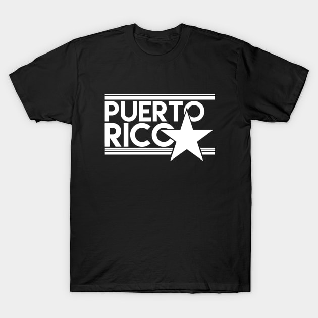 Puerto Rico B&W Flag PR Bandera Negra T-Shirts Puerto Rico B&W Flag PR Bandera Negra T-Shirts