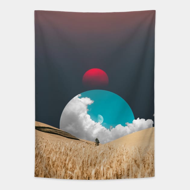 Rising sun Tapestry by Aaron the Humble
