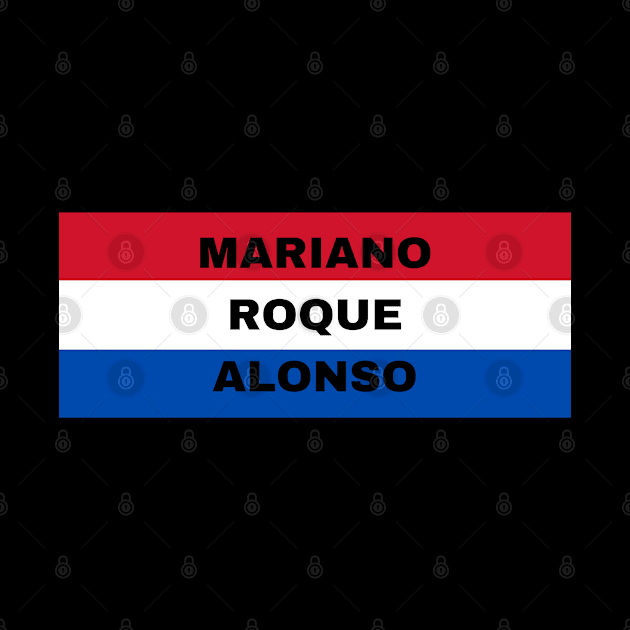 Mariano Roque Alonso City in Paraguay Flag Colors by aybe7elf