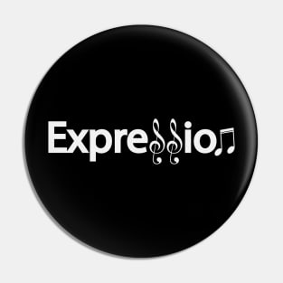 Expression artistic text design Pin