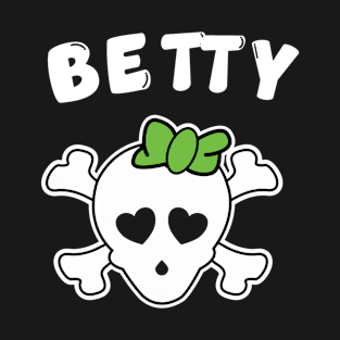 Piratin Betty Design For Girls And Women T-Shirt