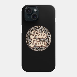 Classic Music Five Personalized Name Circle Birthday Phone Case