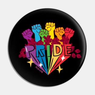 Pride Plus Love Pin