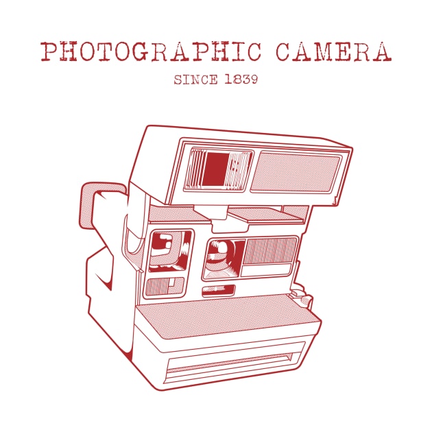 PHOTOGRAPHIC CAMERA red lineart version by leepianti