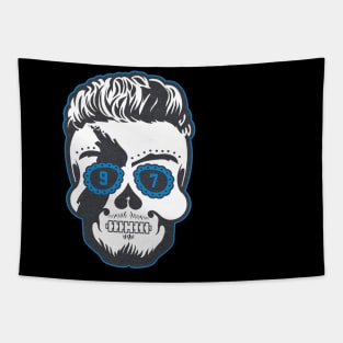 Aidan Hutchinson Sugar Skull Tapestry