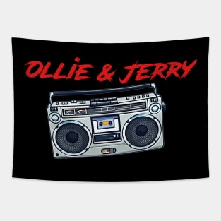 Ollie and Jerry Boombox Tapestry