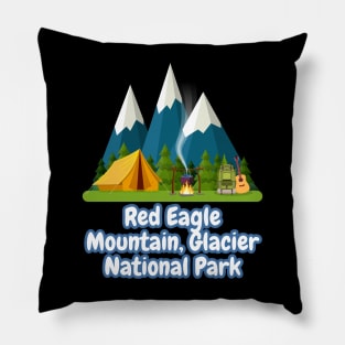 Red Eagle Mountain, Glacier National Park Pillow