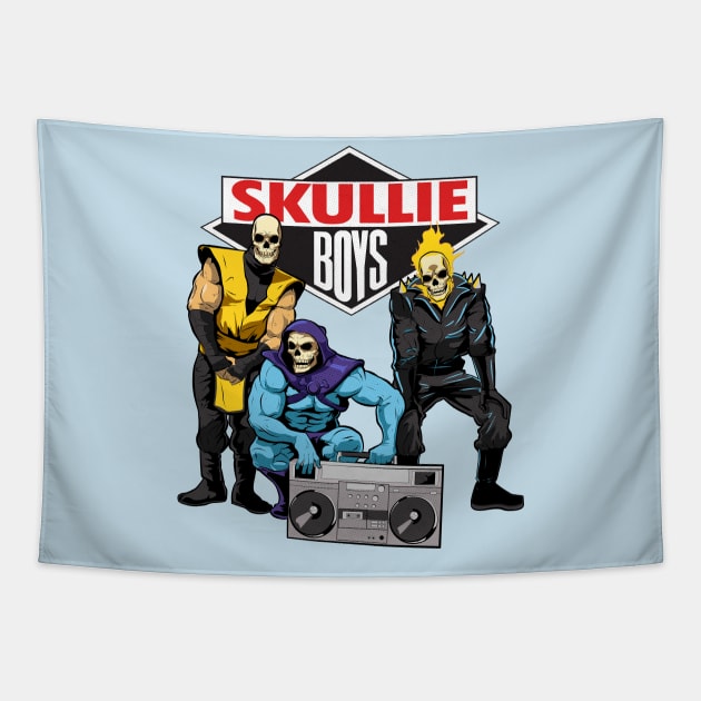 Skullie Boys Tapestry by amodesigns