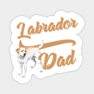 Labrador Dad! Especially for Labrador Retriever owners! Magnet