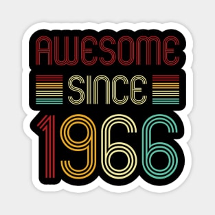 Vintage Awesome Since 1966 Magnet