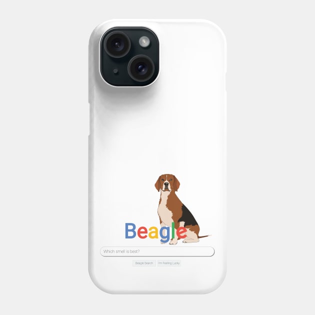 Google: Beagle Edition Phone Case by Crafting Yellow