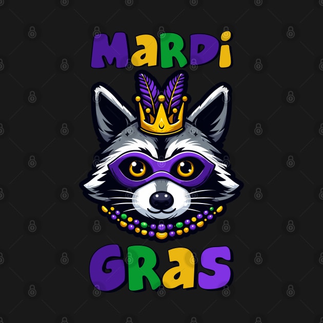 Mardi Gras Raccoon by hippohost