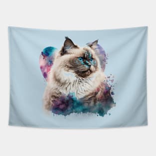 Bundle of love - Ragdoll cat, Purr-fect valentine gift for the feline-loving pet lover! Tapestry