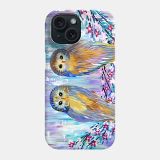 Watercolor Owls Phone Case