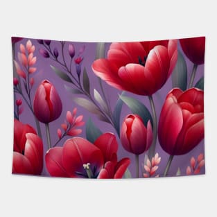 Tulip Flower Tapestry