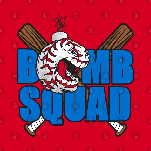 Bomb Squad Baseball Logo by DavesTees