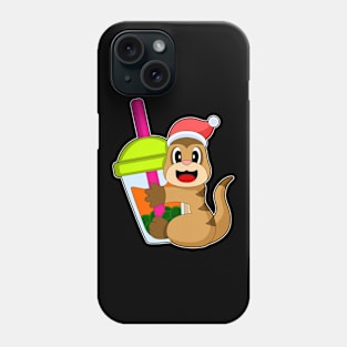 Meerkat Christmas Bubble tea Phone Case