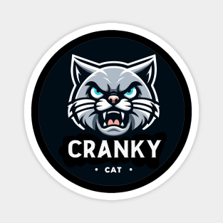 CRANKY CAT Magnet