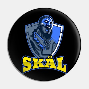 Swedish Viking Skål Pin