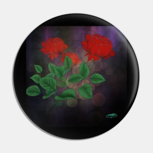 Red roses Pin