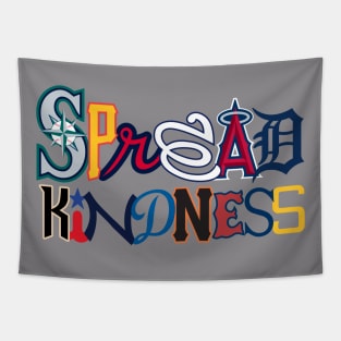 Spread Kindness x MLB x What The!? Tapestry