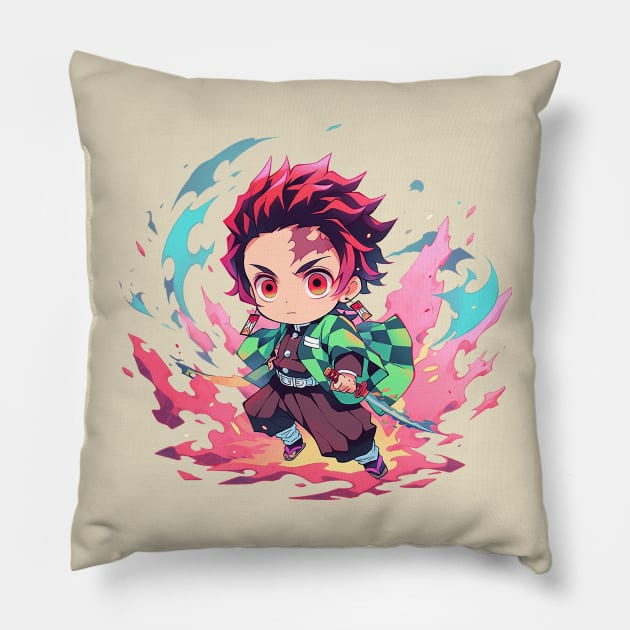 tanjiro Pillow by fancy ghost