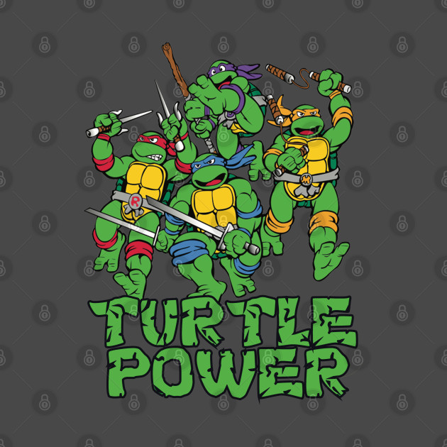 Angry Turtle Power - Turtle Power - Phone Case