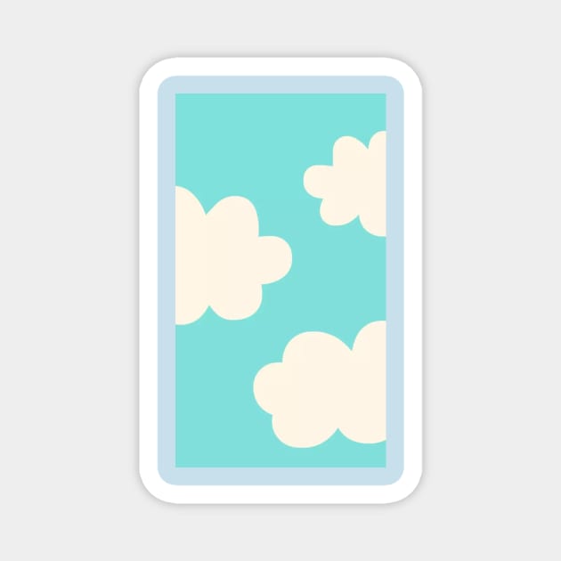 Clouds Magnet by artforrart