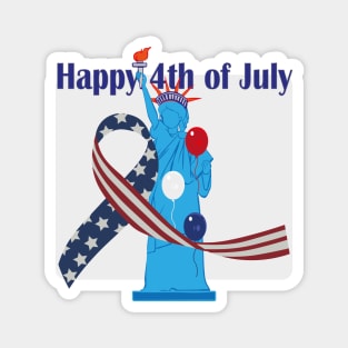 Happy 4th of july Magnet