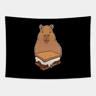 Capybara Smore Tapestry